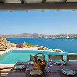 ヴィラ Carpe Diem Mykonos ,heated Pool! オルノス