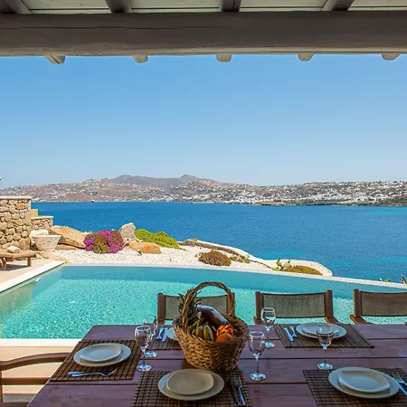 ヴィラ Carpe Diem Mykonos ,heated Pool! オルノス